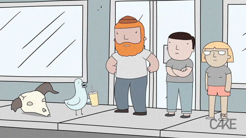 Skull Disintegrate Man Poorly Drawn Lines GIF