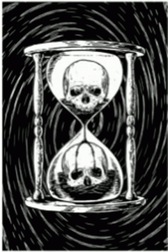 Skull Hourglass GIF