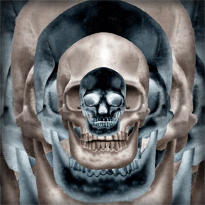 Skull Loop Art GIF