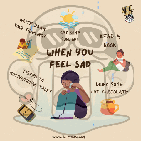 Skull Saying When You Feel Sad