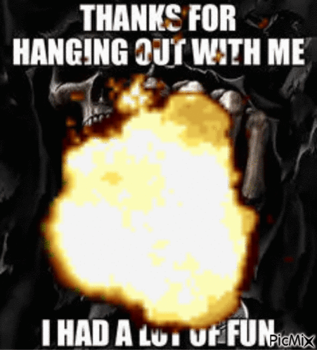 Skull With Fireball Coming Out