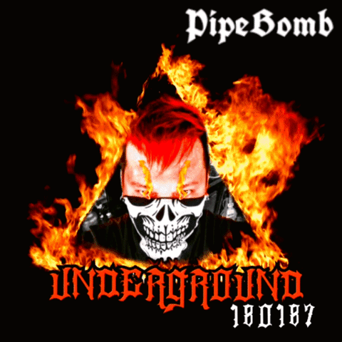 Skull With Pipe Bomb