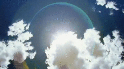 Sky Light Clouds Birds GIF