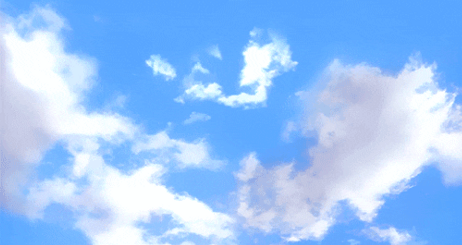Медленно плывут облака. Облака плывут. Анимированные облака. Облака анимация. Небо анимация.