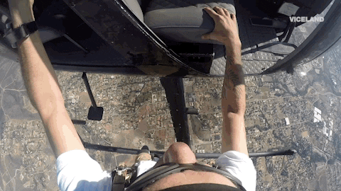 Skydiving Air Back Flip GIF