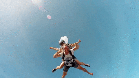Skydiving Thomas Rhett Tangled Up GIF