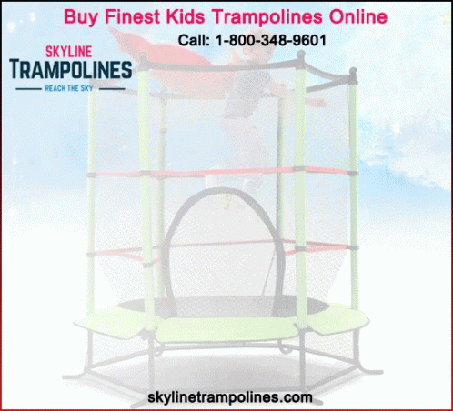 Skyline Trampolines Pink Trampoline