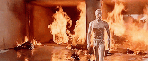 Skynet As Robert Patrick Running Fast GIF