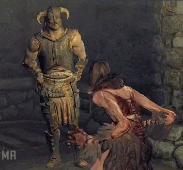 Skyrim Canon Dragonborn GIF
