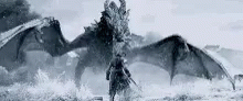 Skyrim Dragon Snow GIF