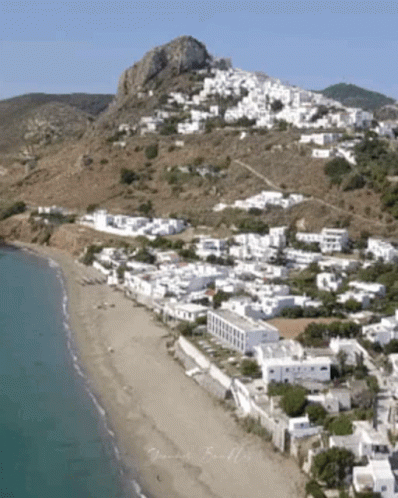 Skyros Island In Greece Aerial View GIF