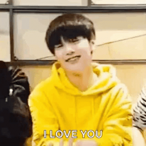 Skz Cute Jeongin I Love You GIF