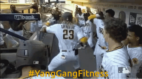 Slam Diego Padres Funny Silly Dancing GIF