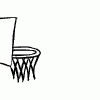 Stick Man Slam Dunk Mobile Art GIF