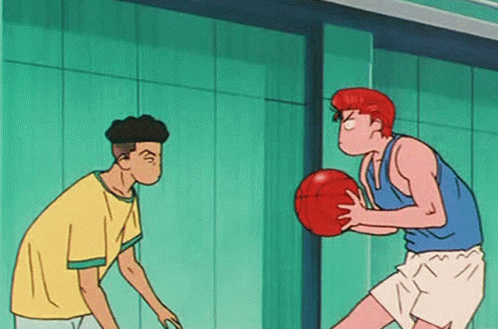 Sakuragi Hanamichi Ball Pass Slam Dunk GIF