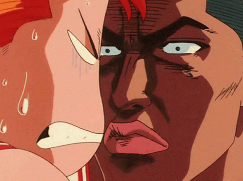 Slam Dunk Noma Vs Sakuragi Hanamichi GIF