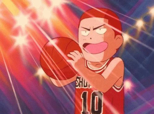 Slam Dunk Sakuragi Hanamichi Free Throw Shot GIF