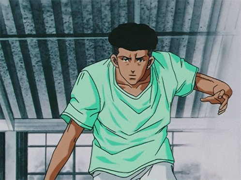Slam Dunk Ryota Miyagi Awesome Shot GIF