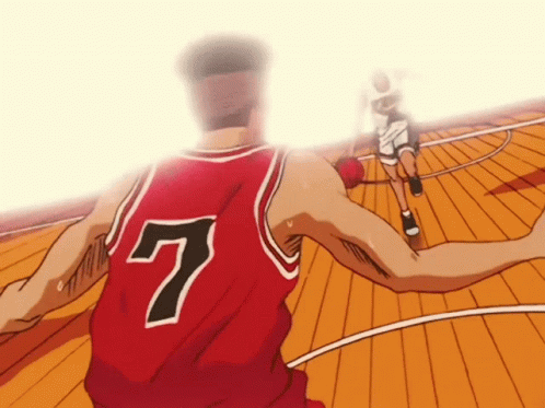 Slam Dunk Ryota Miyagi Failed Defense GIF