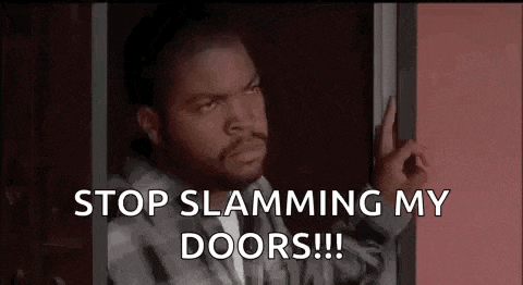 Slamming Door Shutting Door Gif GIF