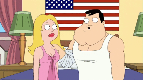 Slap Fight American Dad GIF