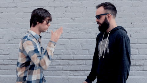 Slap Fight Funny Handshake GIF