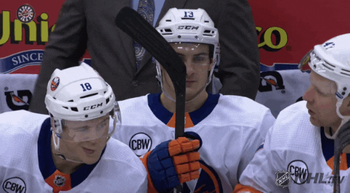 Slap Fight Ice Hockey GIF