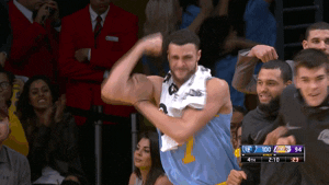 Slapping Bicep Larry Nance GIF