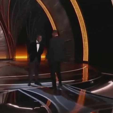 Slapping Chris Rock Oscars GIF