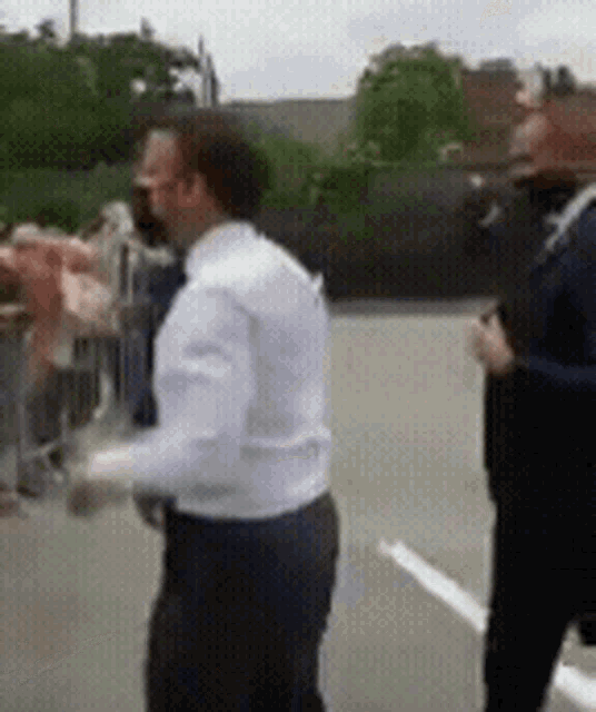 Slapping French President Macron GIF