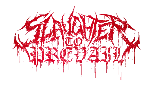 Slaughter to Prevail Logo with Blood Dripping