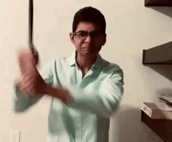 Slave Game Addict Desperate Gamer Flipping Out GIF