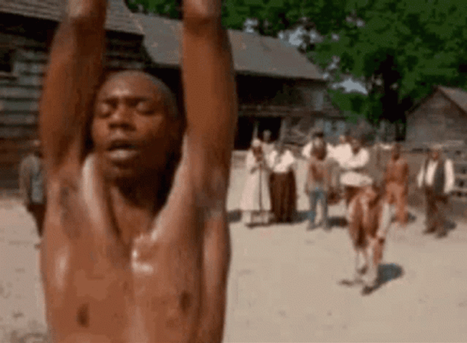 Slave Whipping Man In Pain Movie Scene GIF