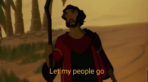 Slavery Free My People Moses GIF