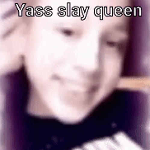 Slay Queen Gay Boy Flying Kiss GIF