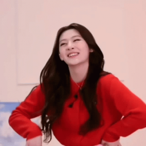 Slay Se-eun Hair Flip GIF