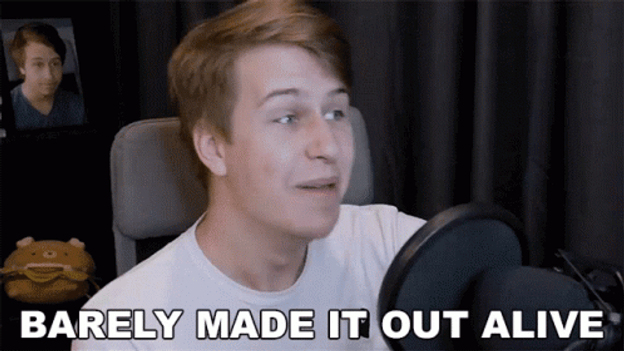Slazo Barely Made It Out Alive GIF