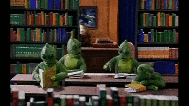 Sleekstak In The Library GIF