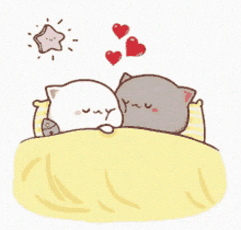 Sleep Cute Couple Peach And Goma Sweet Cuddles GIF