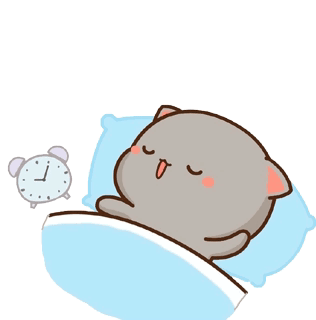 Sleep Cute Mitao In A Blue Blanket GIF