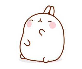 Sleep Cute Yawn Molang GIF