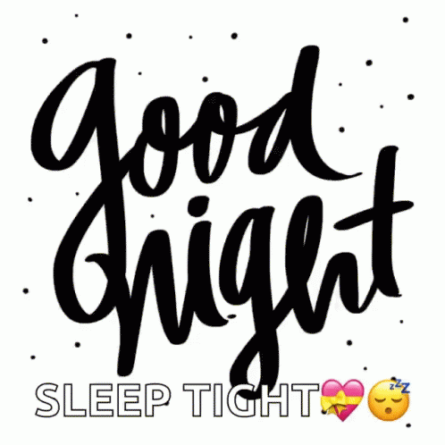 Sleep Tight Good Night Emoji Sticker GIF
