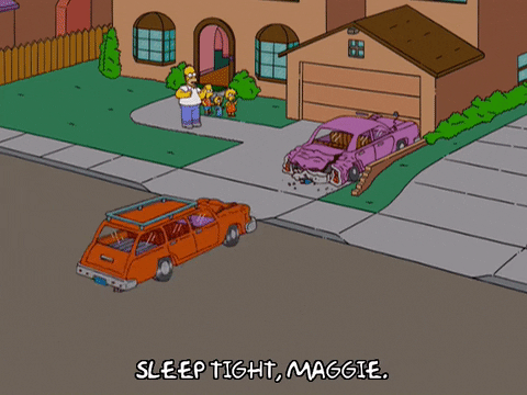 Sleep Tight Maggie Simpson GIF