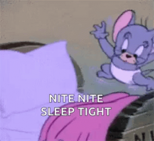 Sleep Tight Nibbles Mouse Tom And Jerry GIF