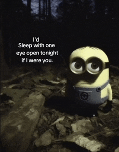 Sleep With One Eye Open Meme GIF