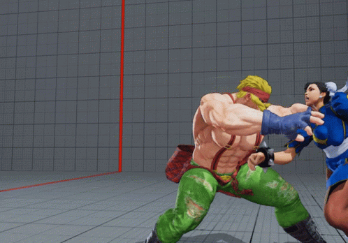 Sleeper Hold Alex Street Fighter V GIF