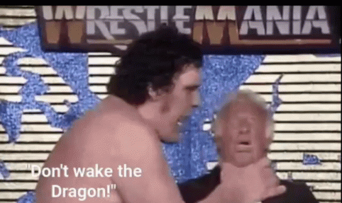 Sleeper Hold Andre The Giant Wrestlemania GIF