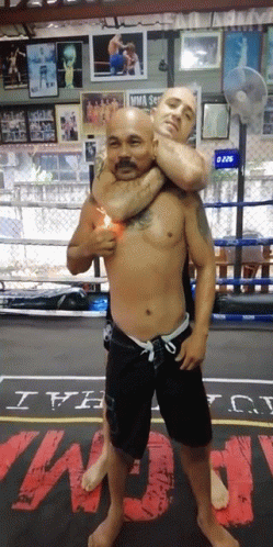 Sleeper Hold Self Defense Training GIF