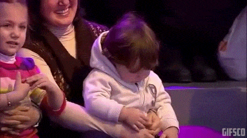 Sleeping Baby Clap Prank GIF