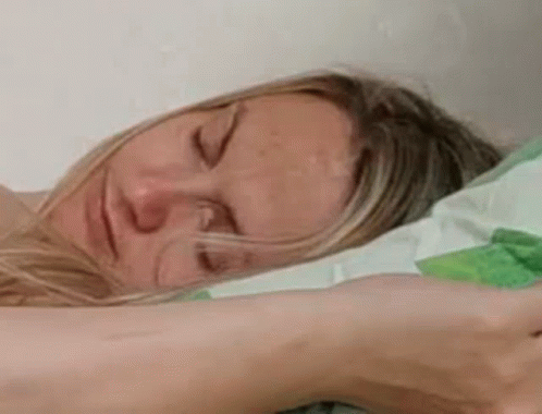 Depressed Girl Like Sleeping Beauty GIF